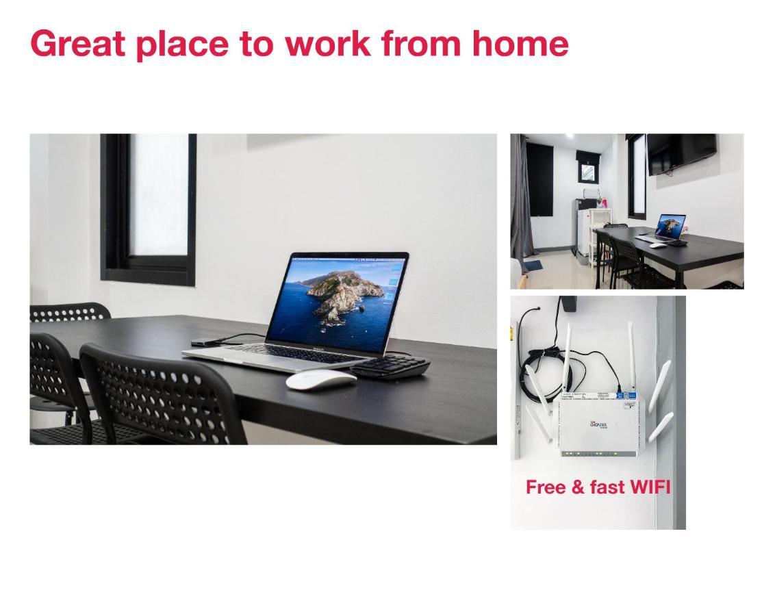 P1 Silom Pan Large Room Full Kitchen Wifi 4-6Pax Bangkok Luaran gambar